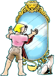 [Image: 'The Face in the Mirror', by Conrad 'Lynx' Wong]